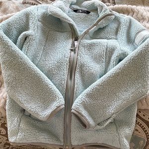 Girls North Face Campshire Fleece jacket size S 7/8